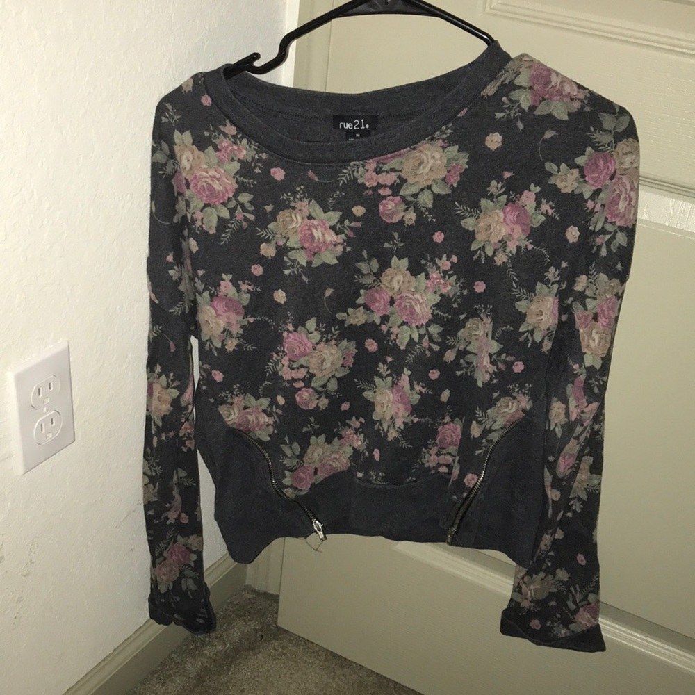 Floral Sweater